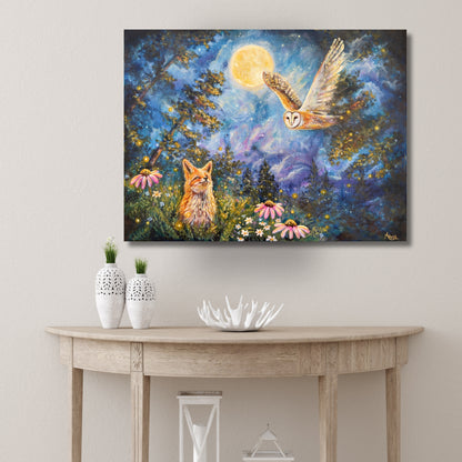 Under The Same Moon - 18x24 Inches on Canvas