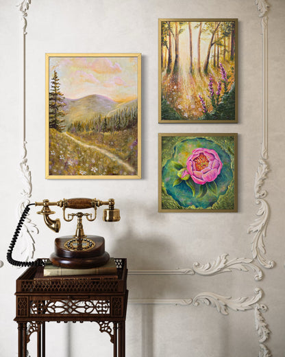 Beauty And The Moss Fine Art Print