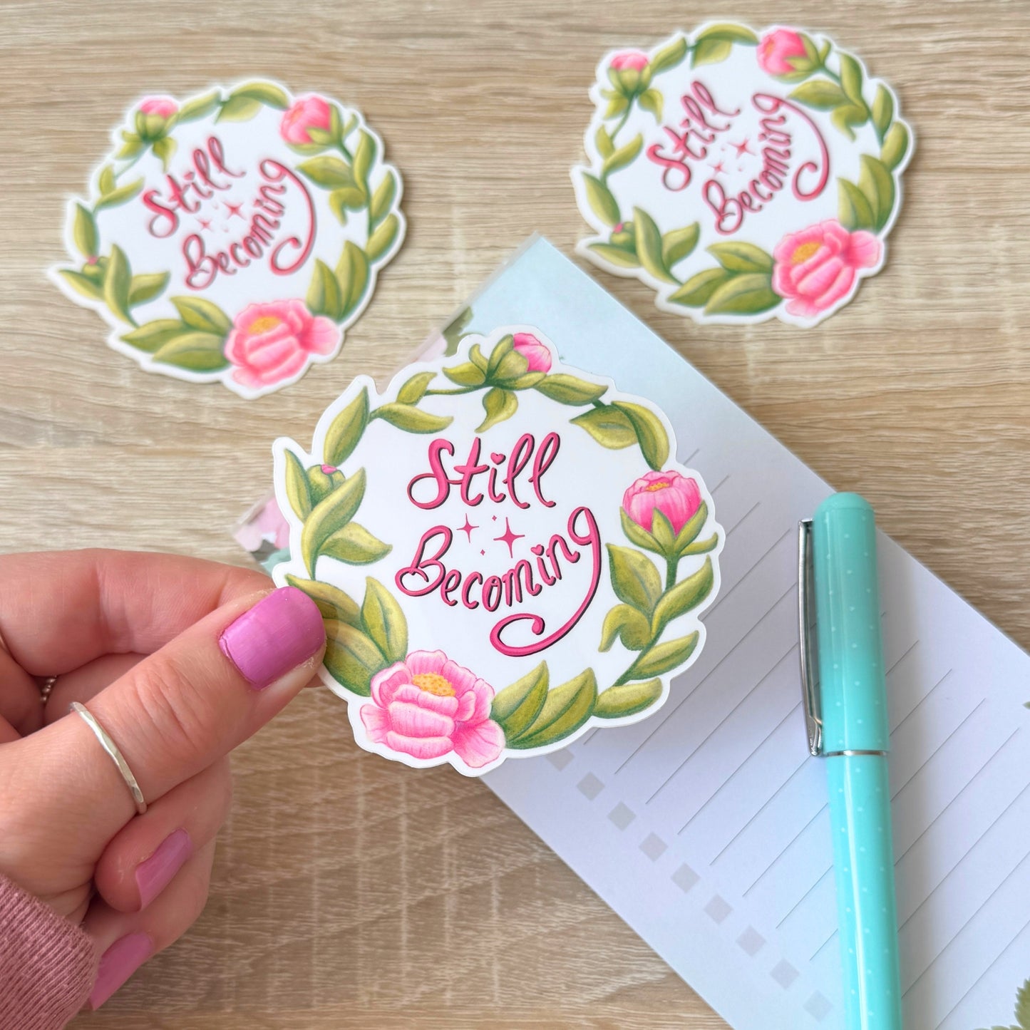 🌸 Still Becoming Sticker