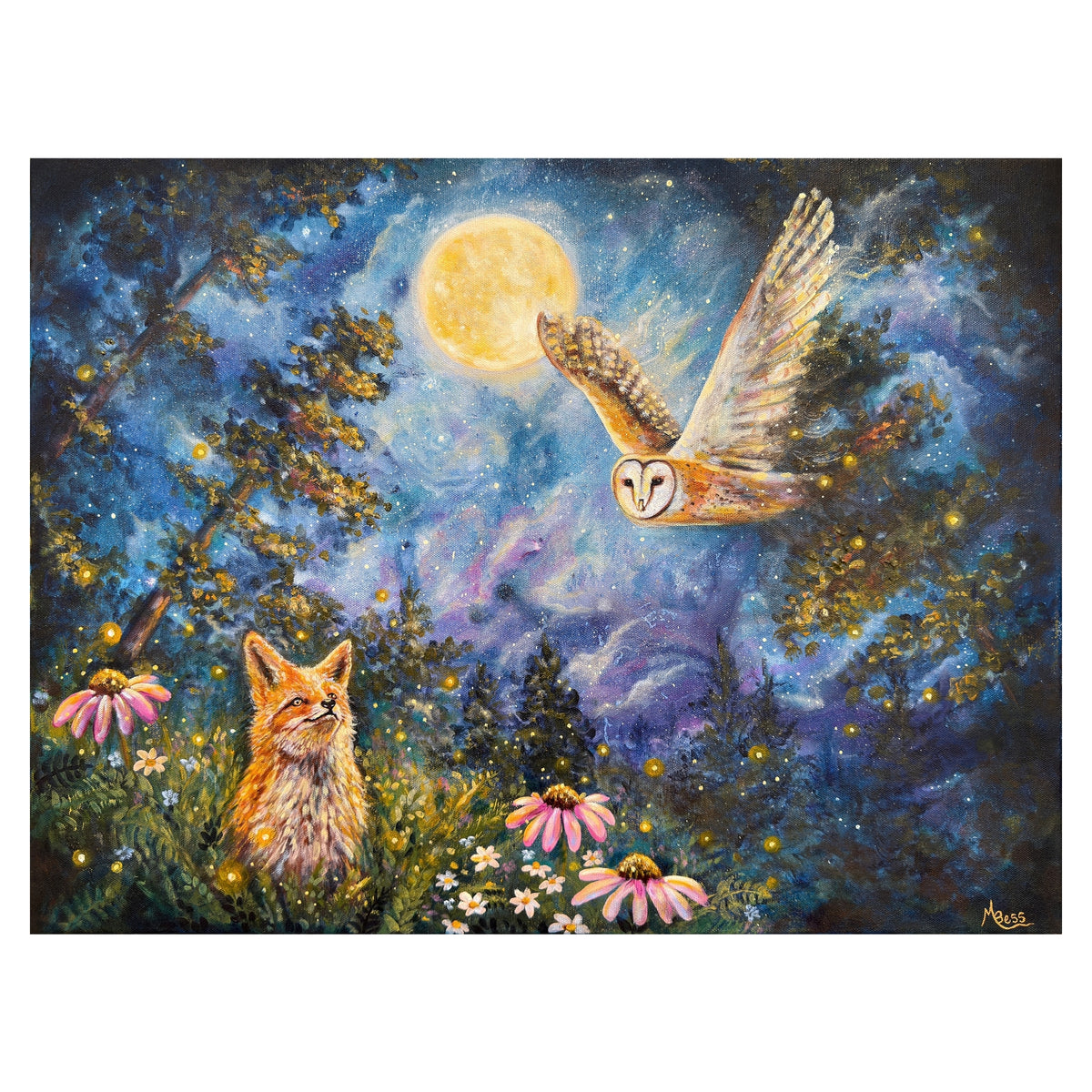 Under The Same Moon - 18x24 Inches on Canvas