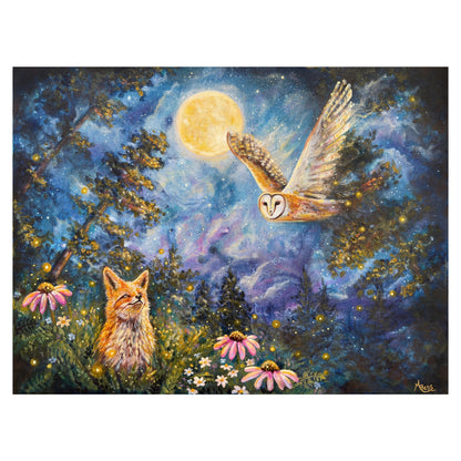Under The Same Moon - 18x24 Inches on Canvas