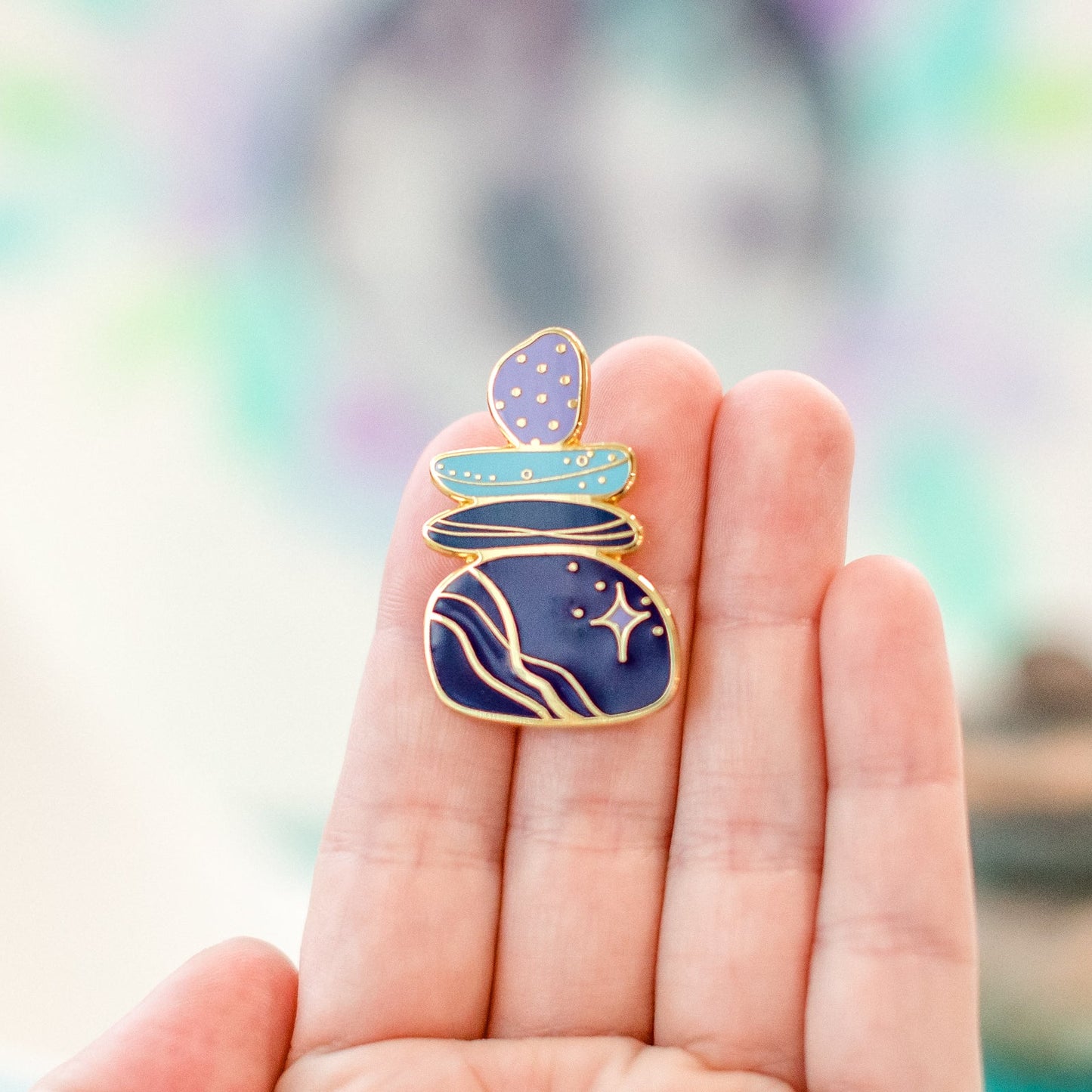✨ Cosmic Cairn Enamel Pin ✨