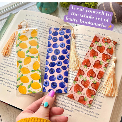 🫐 Cute Blueberries Bookmark 🫐