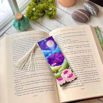 Sleeping in the Wildflowers Dragon Bookmark