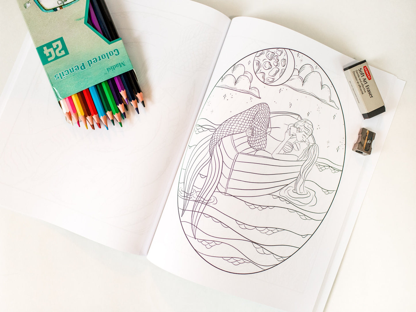 Mermaid Coloring Book For Adults