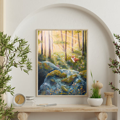 Her Wild Woodland - Fox Fine Art Print