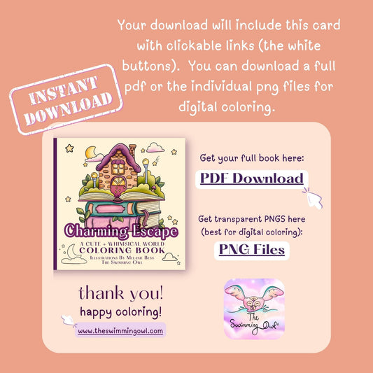Charming Escape Coloring Book DOWNLOAD