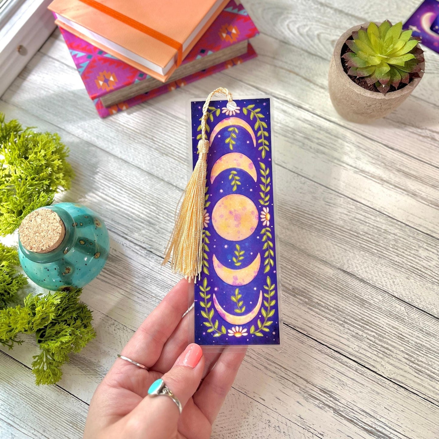 Moon Phases Bookmark