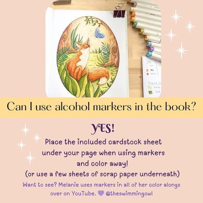 Whimsical Woodland Coloring Book