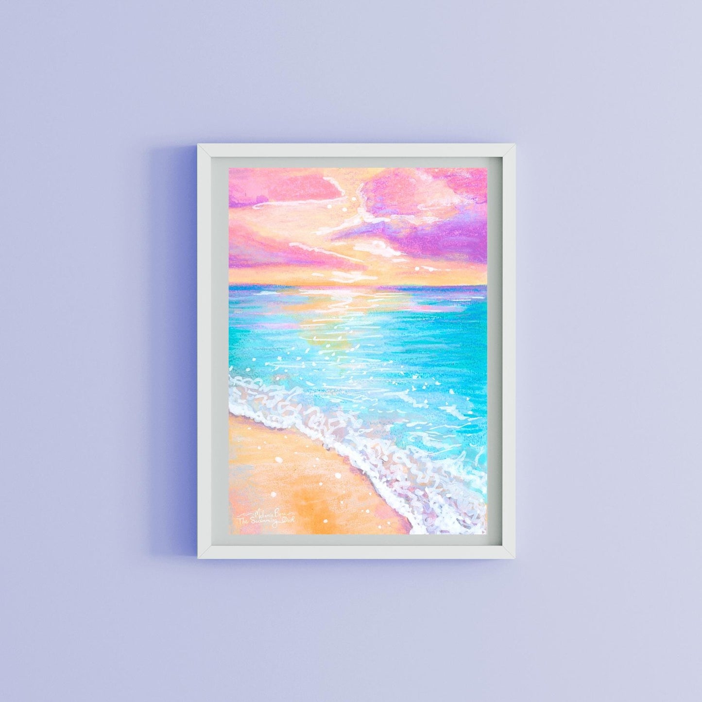 Beach Sunset Fine Art Print – 5x7