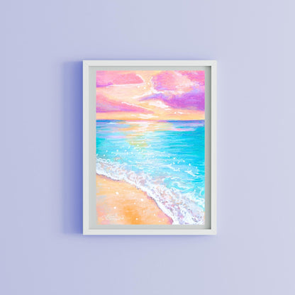 Beach Sunset Fine Art Print – 5x7
