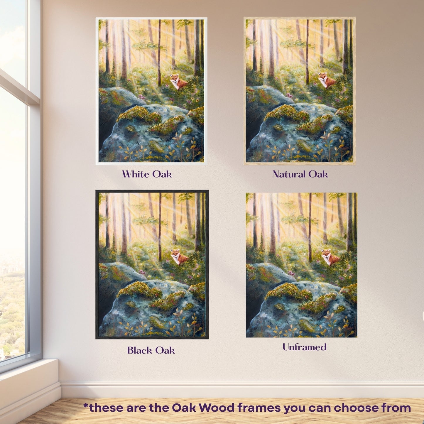 Her Wild Woodland - Fox Fine Art Print