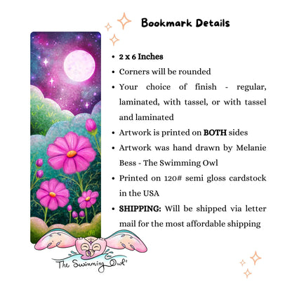 Moonlight Cosmos Bookmark
