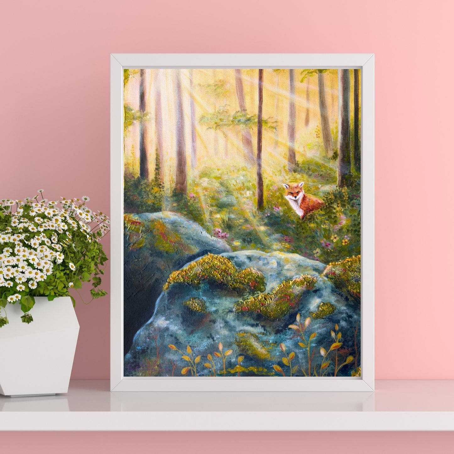 Her Wild Woodland - Fox Fine Art Print