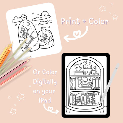 Charming Escape Coloring Book DOWNLOAD