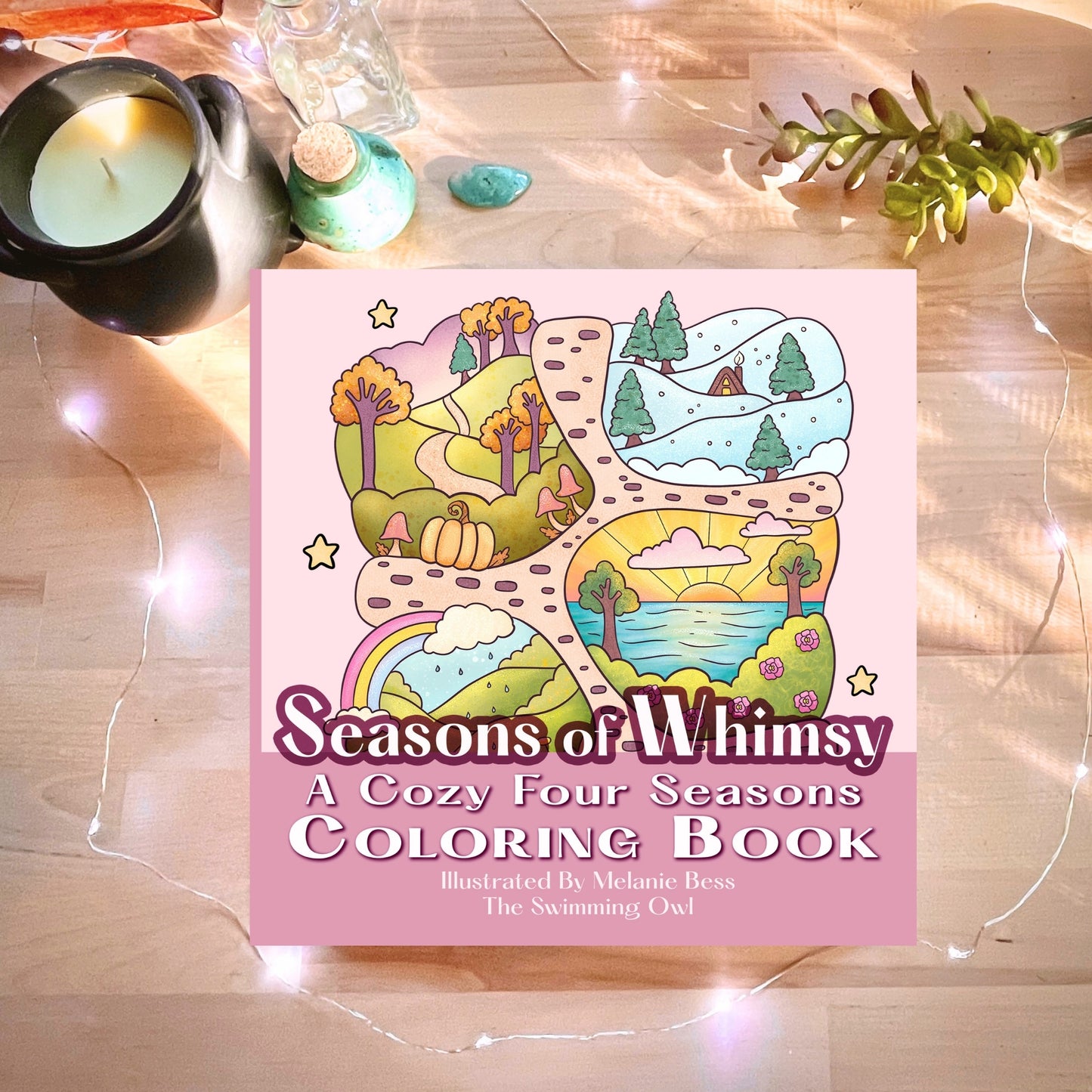 Seasons Of Whimsy Coloring Book