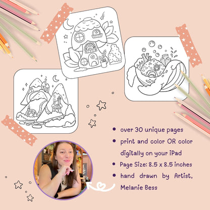 Charming Escape Coloring Book DOWNLOAD