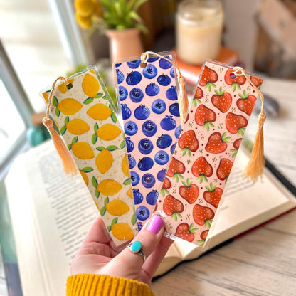 Cute Fruity Bookmark Set of 3