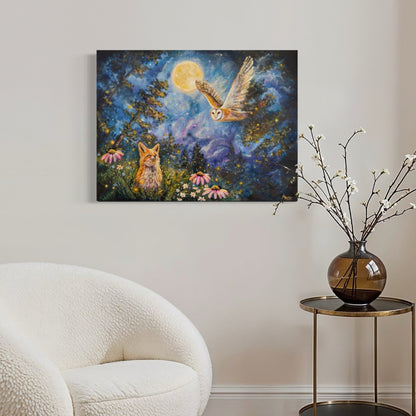 Under The Same Moon - 18x24 Inches on Canvas