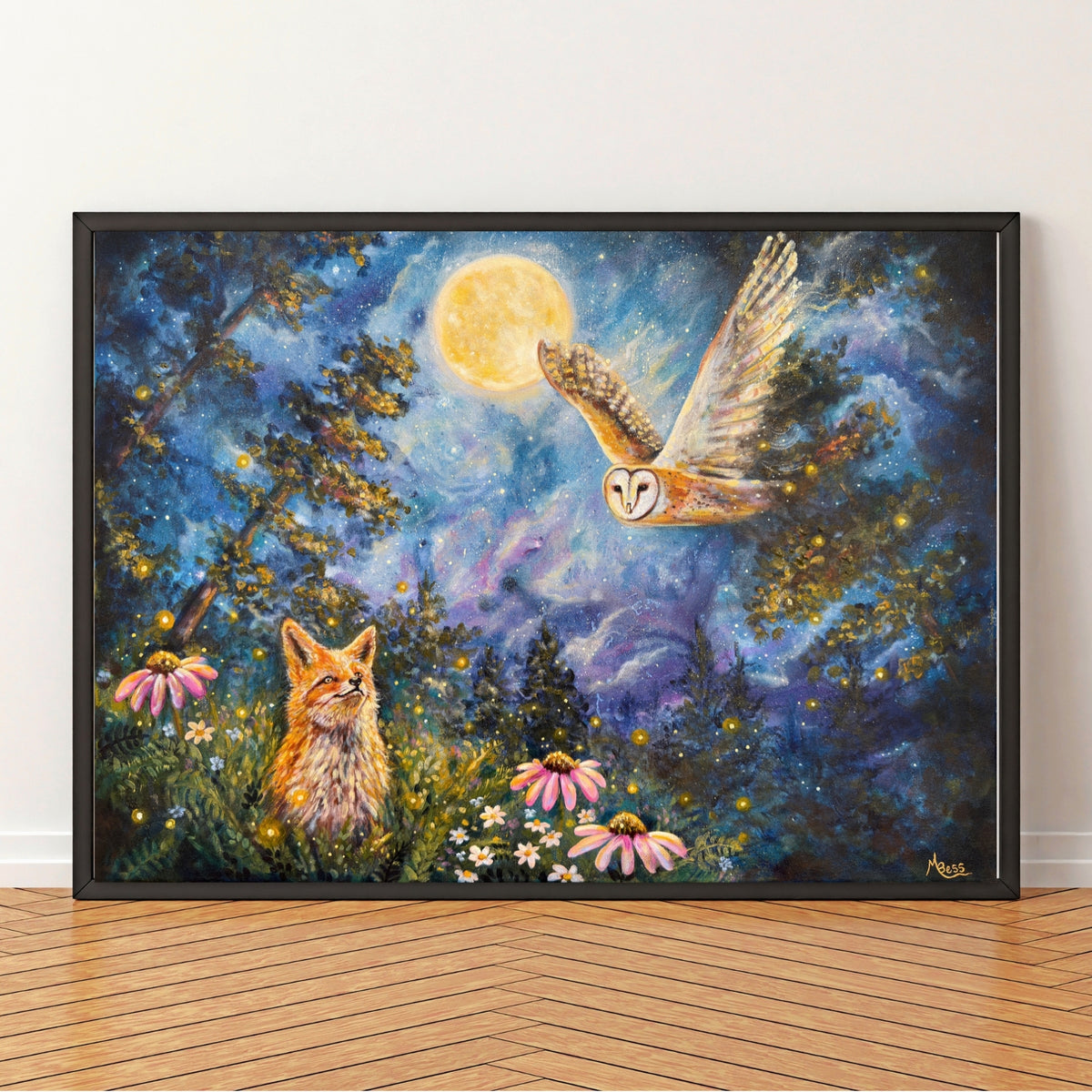 Under The Same Moon Fine Art Print