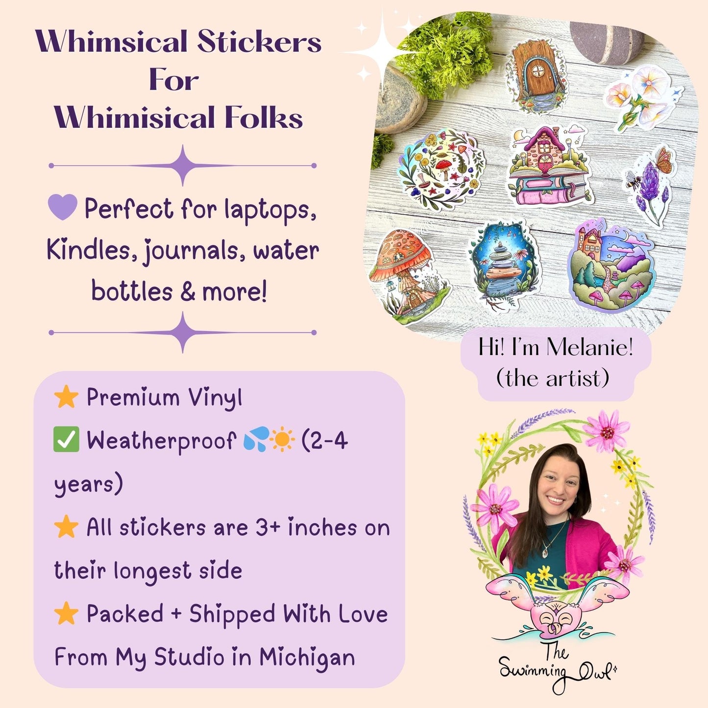 🌸 Still Becoming Sticker