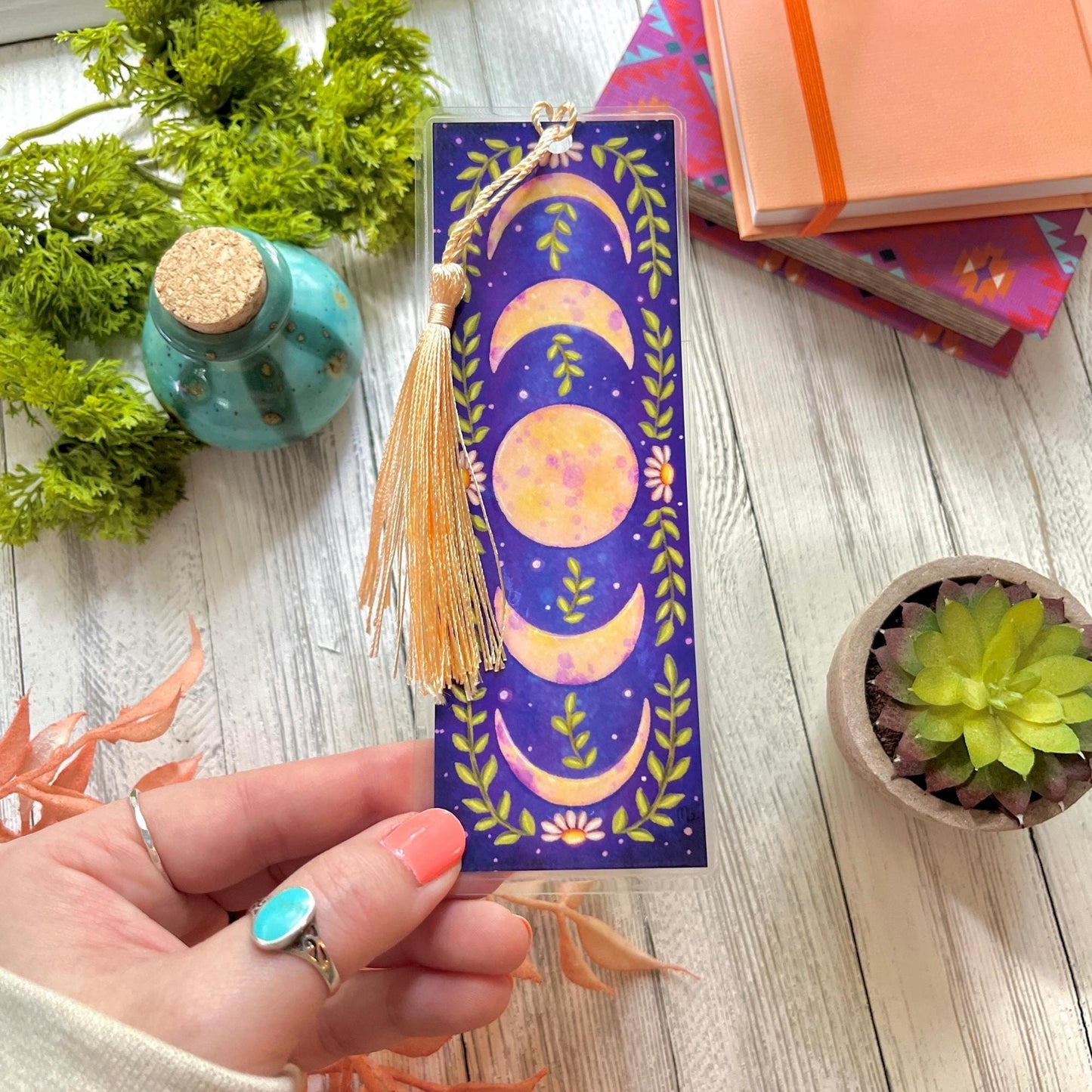 Moon Phases Bookmark