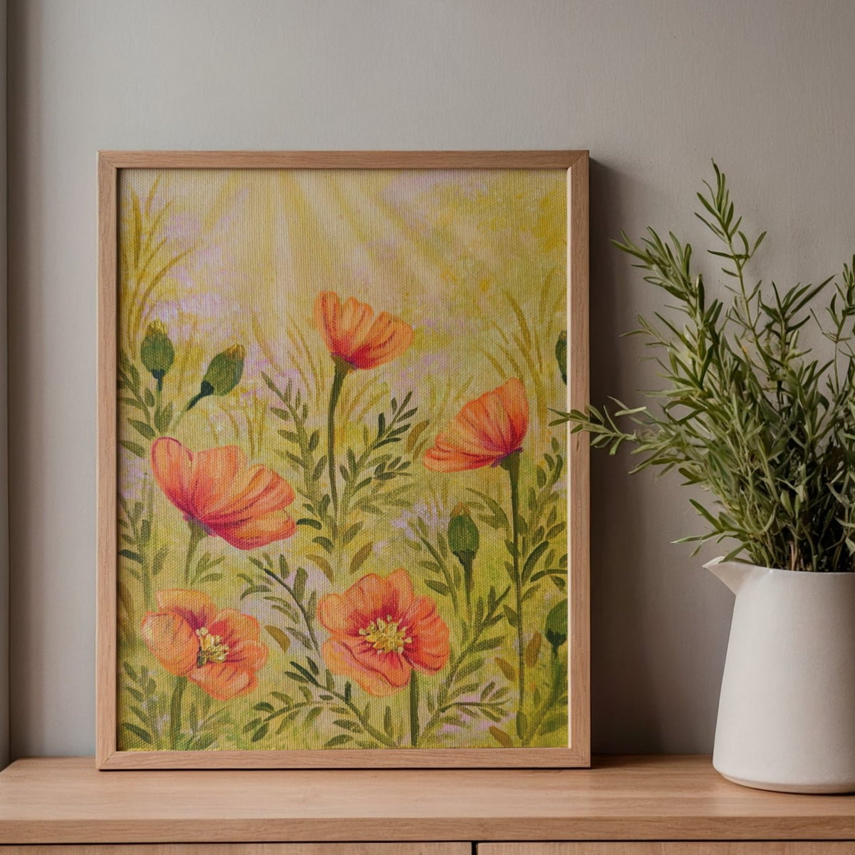 California Poppies Art Print
