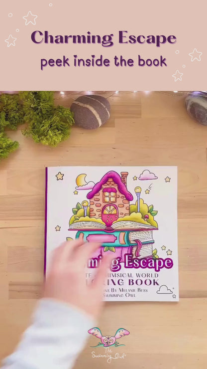 Charming Escape Adult Coloring Book