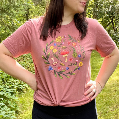 🍄 Mushrooms + Wildflowers Soft Tee
